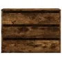 Cajonera de esquina madera ingeniería roble ahumado 80x41x58 cm by , Drawers - Ref: Foro24-852856, Price: 101,87 €, Discount: %