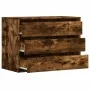 Cajonera de esquina madera ingeniería roble ahumado 80x41x58 cm by , Drawers - Ref: Foro24-852856, Price: 101,87 €, Discount: %
