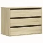 Cajonera de esquina madera ingeniería roble Sonoma 80x41x58 cm von , Schubladen - Ref: Foro24-852854, Preis: 108,50 €, Rabatt: %