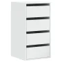 Cajonera de esquina madera de ingeniería blanca 40x41x76 cm by , Drawers - Ref: Foro24-852861, Price: 103,47 €, Discount: %