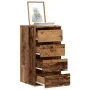 Cómoda de esquina madera de ingeniería envejecida 40x41x76 cm by , Drawers - Ref: Foro24-852868, Price: 96,21 €, Discount: %