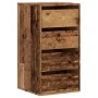 Cómoda de esquina madera de ingeniería envejecida 40x41x76 cm by , Drawers - Ref: Foro24-852868, Price: 96,21 €, Discount: %