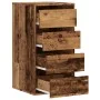 Cómoda de esquina madera de ingeniería envejecida 40x41x76 cm by , Drawers - Ref: Foro24-852868, Price: 96,21 €, Discount: %