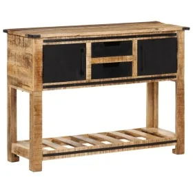 Mesa consola de madera maciza de mango 100x35x75 cm by , Side tables - Ref: Foro24-374058, Price: 250,77 €, Discount: %
