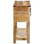 Mesa consola de madera maciza de mango 100x35x75 cm by , Side tables - Ref: Foro24-374058, Price: 250,77 €, Discount: %