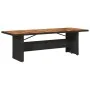 Set de mesa y sillas de jardín 11 pzas y cojines ratán PE negro by , Garden sets - Ref: Foro24-3277268, Price: 1,00 €, Discou...