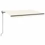 Toldo retráctil automático crema 450x300 cm von , Markisen - Ref: Foro24-3069127, Preis: 460,84 €, Rabatt: %