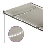 Toldo automático con LED y sensor de viento crema 350x250 cm by , Awnings - Ref: Foro24-3069732, Price: 596,36 €, Discount: %