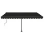 Toldo de pie automático gris antracita 400x350 cm by , Awnings - Ref: Foro24-3069829, Price: 565,00 €, Discount: %