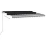 Toldo de pie automático gris antracita 400x350 cm by , Awnings - Ref: Foro24-3069829, Price: 565,00 €, Discount: %