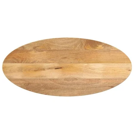 Tablero de mesa ovalado madera maciza de mango 100x40x2,5 cm by , Table tops - Ref: Foro24-370840, Price: 51,03 €, Discount: %