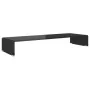 Soporte para TV/Elevador monitor cristal negro 90x30x13 cm von , TV-Möbel - Ref: Foro24-244138, Preis: 95,80 €, Rabatt: %