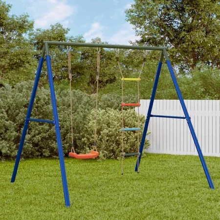 Juego de columpios de exterior con columpio y escalera by , Swings and play structures - Ref: Foro24-3283587, Price: 135,90 €...
