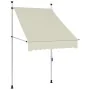 Toldo retráctil de operación manual color crema 100 cm by , Awnings - Ref: Foro24-145833, Price: 96,65 €, Discount: %