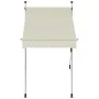 Toldo retráctil de operación manual color crema 100 cm by , Awnings - Ref: Foro24-145833, Price: 96,65 €, Discount: %