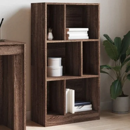Estantería madera de ingeniería marrón roble 57x28,5x107,5 cm by , Bookcases and shelves - Ref: Foro24-848009, Price: 63,88 €...