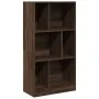 Estantería madera de ingeniería marrón roble 57x28,5x107,5 cm by , Bookcases and shelves - Ref: Foro24-848009, Price: 63,88 €...