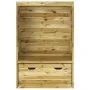 Silla de jardín Strandkorb con cajón pino macizo 112x60x168 cm by , Loungers - Ref: Foro24-318206, Price: 226,77 €, Discount: %