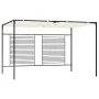 Cenador con techo retráctil color crema 3x4x2,3 m 180 g/m² by , Tents and gazebos - Ref: Foro24-313623, Price: 389,20 €, Disc...