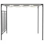 Cenador con techo retráctil color crema 3x4x2,3 m 180 g/m² by , Tents and gazebos - Ref: Foro24-313623, Price: 389,20 €, Disc...
