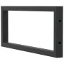 Soportes estante de lavabo 2 uds rectangular acero negro by , Supports and crossbars - Ref: Foro24-4007273, Price: 37,34 €, D...