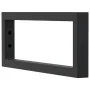 Soportes estante de lavabo 2 uds rectangular acero negro by , Supports and crossbars - Ref: Foro24-4007271, Price: 34,85 €, D...