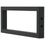 Soportes estante de lavabo 2 uds rectangular acero negro by , Supports and crossbars - Ref: Foro24-4007271, Price: 34,85 €, D...
