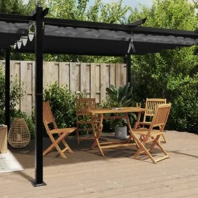 Cenador de jardín con techo retráctil aluminio antracita 3x6 m von , Zelte und Pavillons - Ref: Foro24-3217062, Preis: 749,22...