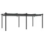 Cenador de jardín con techo retráctil aluminio antracita 3x6 m by , Tents and gazebos - Ref: Foro24-3217062, Price: 749,17 €,...