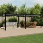 Cenador de jardín con techo retráctil aluminio antracita 3x6 m by , Tents and gazebos - Ref: Foro24-3217062, Price: 749,17 €,...