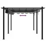 Cenador de jardín con techo retráctil aluminio antracita 3x6 m by , Tents and gazebos - Ref: Foro24-3217062, Price: 749,17 €,...