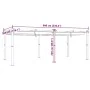 Cenador de jardín con techo retráctil aluminio antracita 3x6 m by , Tents and gazebos - Ref: Foro24-3217062, Price: 749,17 €,...