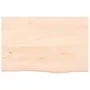 Estante de lavabo de pared de acero y madera maciza de roble de , Tocadores de baño - Ref: Foro24-3302543, Precio: 60,94 €, D...