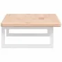 Estante de lavabo de pared de acero y madera maciza de roble de , Tocadores de baño - Ref: Foro24-3302328, Precio: 70,79 €, D...