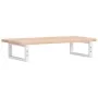 Estante de lavabo de pared de acero y madera maciza de roble de , Tocadores de baño - Ref: Foro24-3302328, Precio: 70,79 €, D...