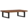 Estante de lavabo de pared de acero y madera maciza de roble von , Badezimmerwaschtische - Ref: Foro24-3302349, Preis: 73,29 ...