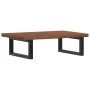 Estante de lavabo de pared de acero y madera maciza de roble von , Badezimmerwaschtische - Ref: Foro24-3302349, Preis: 73,29 ...