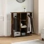 Armario con ruedas madera ingeniería roble ahumado 102x38x110cm von , Aufbewahrung von Kleidung und Schränken - Ref: Foro24-8...