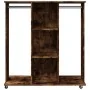 Armario con ruedas madera ingeniería roble ahumado 102x38x110cm von , Aufbewahrung von Kleidung und Schränken - Ref: Foro24-8...