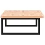 Estante de lavabo de pared de acero y madera maciza de haya von , Badezimmerwaschtische - Ref: Foro24-3302433, Preis: 109,81 ...