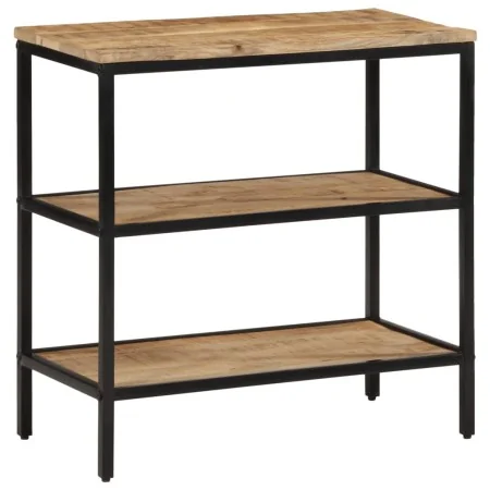 Mesa consola madera maciza de mango rugosa 70x35x70 cm de , Mesas auxiliares - Ref: Foro24-374072, Precio: 104,63 €, Descuent...