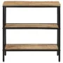 Mesa consola madera maciza de mango rugosa 70x35x70 cm de , Mesas auxiliares - Ref: Foro24-374072, Precio: 104,63 €, Descuent...