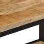Mesa consola madera maciza de mango rugosa 70x35x70 cm de , Mesas auxiliares - Ref: Foro24-374072, Precio: 104,63 €, Descuent...