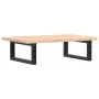 Estante de lavabo de pared de acero y madera maciza de roble von , Badezimmerwaschtische - Ref: Foro24-3302541, Preis: 60,15 ...