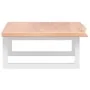 Estante de lavabo de pared de acero y madera maciza de roble de , Tocadores de baño - Ref: Foro24-3302560, Precio: 72,35 €, D...