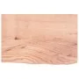 Estante de lavabo de pared de acero y madera maciza de roble de , Tocadores de baño - Ref: Foro24-3302560, Precio: 72,35 €, D...