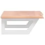 Estante de lavabo de pared de acero y madera maciza de roble by , bathroom vanities - Ref: Foro24-3302562, Price: 71,92 €, Di...