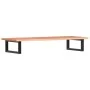 Estante de lavabo de pared de acero y madera maciza de roble de , Tocadores de baño - Ref: Foro24-3302569, Precio: 89,60 €, D...