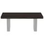 Estante de lavabo de pared de acero y madera maciza de roble de , Tocadores de baño - Ref: Foro24-3302574, Precio: 58,55 €, D...