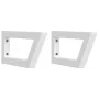 Estante de lavabo de pared de acero y madera maciza de roble de , Tocadores de baño - Ref: Foro24-3302574, Precio: 58,55 €, D...